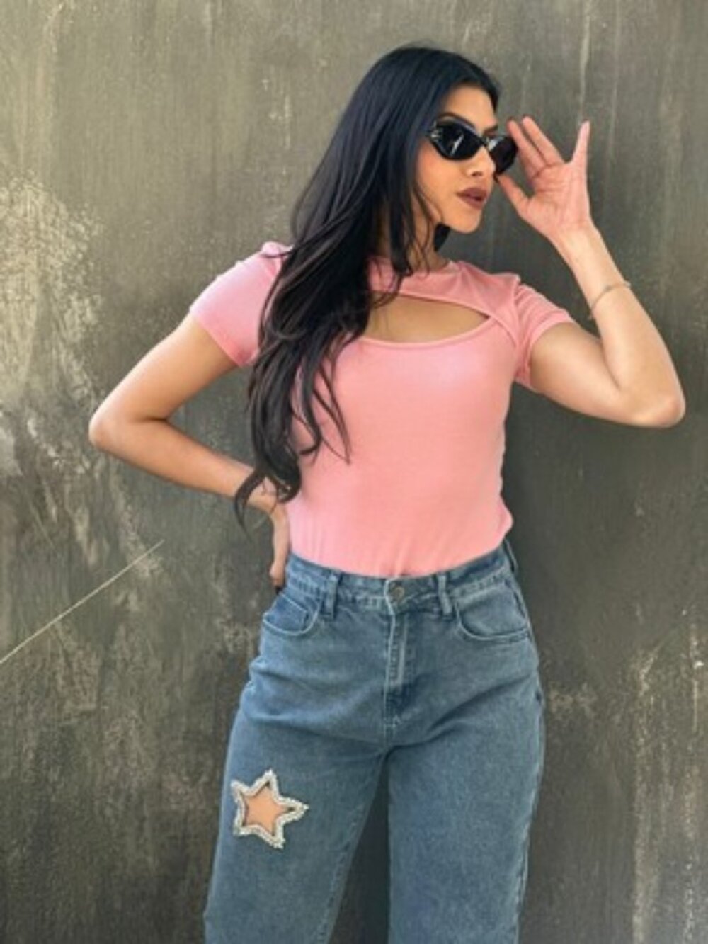 Cotton Cut-Out Top